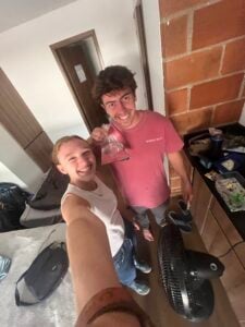 Me and Blake with our fish